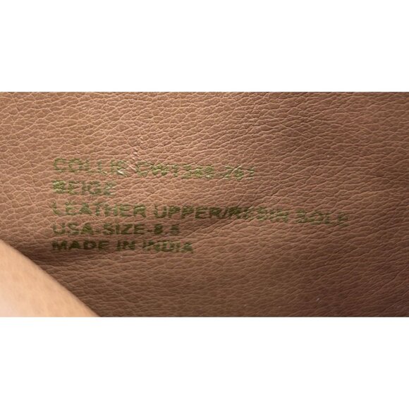 NWT Crevo Women's Beige Leather Strap Buckle Design Ankle Boots Size 8.5 2973 - Picture 8 of 16